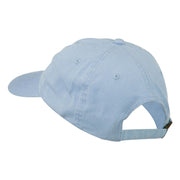 Number 1 Mom Embroidered Washed Cap