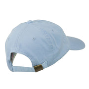 Number 1 Mom Embroidered Washed Cap