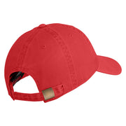 Retired US Marine Corps Embroidered Washed Cotton Twill Brass Cap - Red OSFM