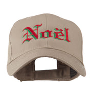 Christmas Noel Shadow Embroidered Cap