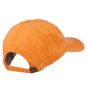 Number 1 Mom Embroidered Washed Cap