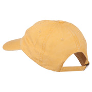 Number 1 Mom Embroidered Washed Cap