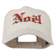 Christmas Noel Shadow Embroidered Cap