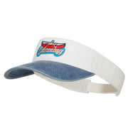 Canoeing Patched Washed Dyed Visor