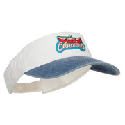 Canoeing Patched Washed Dyed Visor