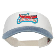 Canoeing Patched Washed Dyed Visor