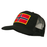 Norway Flag Patched Mesh Cap