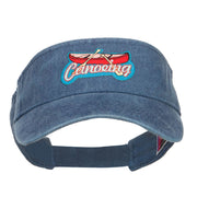 Canoeing Patched Washed Dyed Visor