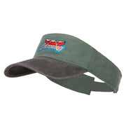 Canoeing Patched Washed Dyed Visor