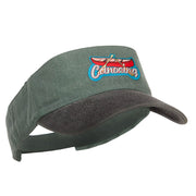 Canoeing Patched Washed Dyed Visor