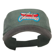 Canoeing Patched Washed Dyed Visor