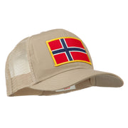 Norway Flag Patched Mesh Cap