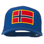 Norway Flag Patched Mesh Cap