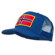 Norway Flag Patched Mesh Cap