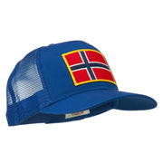 Norway Flag Patched Mesh Cap