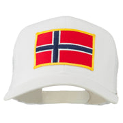 Norway Flag Patched Mesh Cap