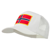 Norway Flag Patched Mesh Cap