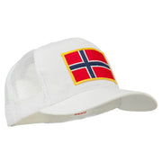 Norway Flag Patched Mesh Cap