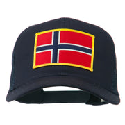 Norway Flag Patched Mesh Cap