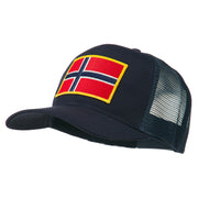 Norway Flag Patched Mesh Cap