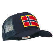 Norway Flag Patched Mesh Cap