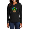 Pokadot Toad Mushroom Women's Big Size Brand Name Long Sleeve Cotton T-Shirt