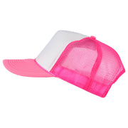 Neon Polyester Foam Front Trucker