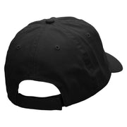 Horse Riding Jockey Embroidered Low Profile Dyed Cotton Twill Cap