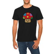 Happy Toad Mushroom Graphic Design Deluxe Jersey T-Shirt