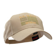 US Navy Veteran Embroidered Low Profile Cotton Twill Cap