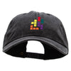 Retro Blocks Embroidered Unstructured Cotton Cap