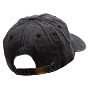 Retro Blocks Embroidered Unstructured Cotton Cap