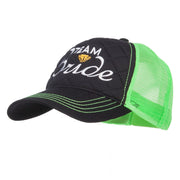 Team Bride Embroidered Neon Trucker Cap