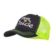 Team Bride Embroidered Neon Trucker Cap