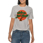 Japanese Bonsai Graphic Design Deluxe Jersey T-Shirt