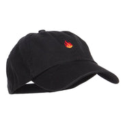 Mini Fire Embroidered Pet Spun Cap