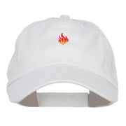 Mini Fire Embroidered Pet Spun Cap