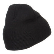 Number 1 Dad Outline Embroidered Short Beanie