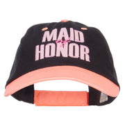 Maid of Honor Embroidered Two Tone Cap