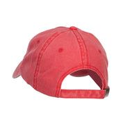 Number One Grandma Embroidered Washed Cap