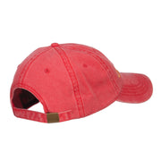 Number One Grandma Embroidered Washed Cap