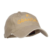 Number One Grandma Embroidered Washed Cap