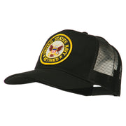 US Navy Retired Circle Patched Mesh Cap