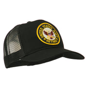 US Navy Retired Circle Patched Mesh Cap