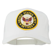 US Navy Retired Circle Patched Mesh Cap