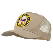 US Navy Retired Circle Patched Mesh Cap