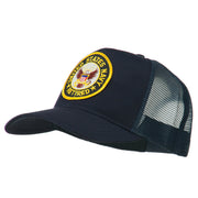 US Navy Retired Circle Patched Mesh Cap