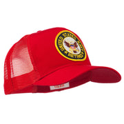 US Navy Retired Circle Patched Mesh Cap