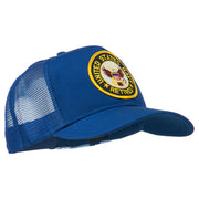 US Navy Retired Circle Patched Mesh Cap