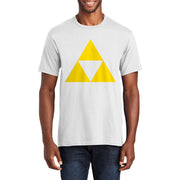 Triforce Zelda Graphic Men's Premium  Crew Neck Tee Shirt